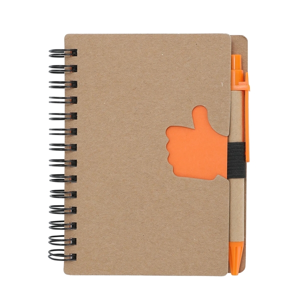 Hollow Colorful Finger Spiral Notebook - Hollow Colorful Finger Spiral Notebook - Image 1 of 3