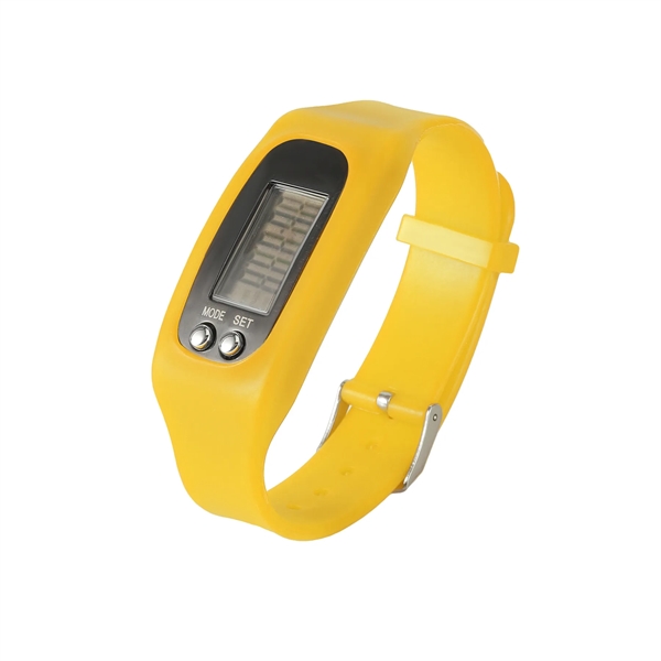 Silicone Wrist Pedometer - Silicone Wrist Pedometer - Image 2 of 6