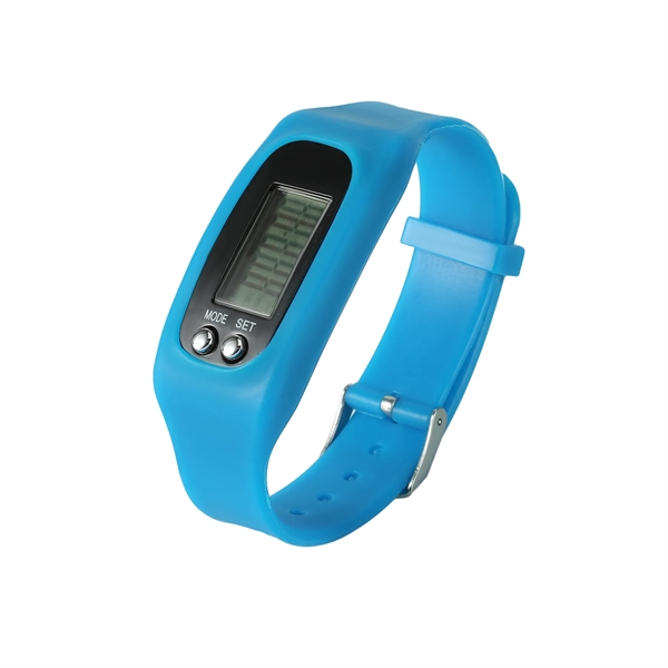Silicone Wrist Pedometer - Silicone Wrist Pedometer - Image 3 of 6