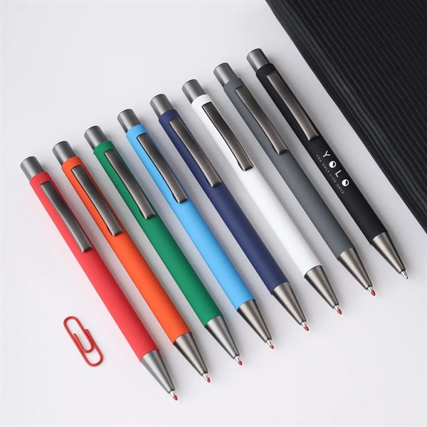 MOQ 50 Custom Sorrento Velvet-Touch Aluminum Pen - MOQ 50 Custom Sorrento Velvet-Touch Aluminum Pen - Image 1 of 1