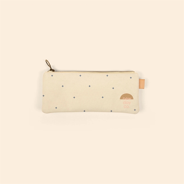 PIXIE POUCH - HEAVYWEIGHT CANVAS WITH LEATHER - PIXIE POUCH - HEAVYWEIGHT CANVAS WITH LEATHER - Image 3 of 4