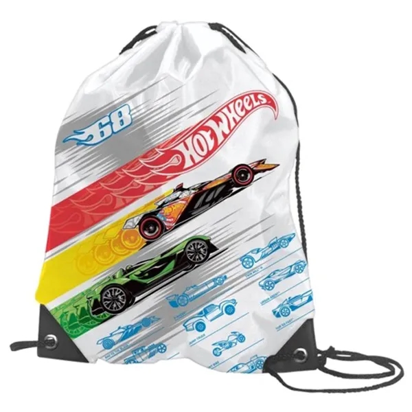 210D Sublimated Drawstring Bag w/ Reinforced Edge 14" x 17" - 210D Sublimated Drawstring Bag w/ Reinforced Edge 14" x 17" - Image 3 of 4
