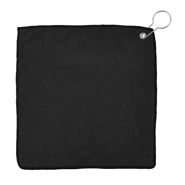 Microfiber Golf Towel with Hook - Microfiber Golf Towel with Hook - Image 5 of 6