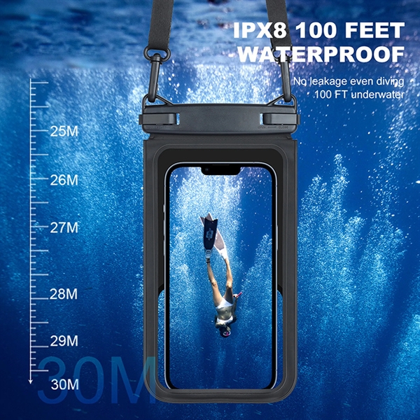 Double Space Waterproof Phone Pouch Case - Double Space Waterproof Phone Pouch Case - Image 1 of 3