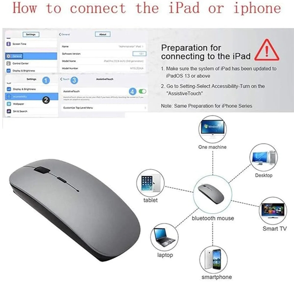 Rechargeable Compact Wireless Mouse Keyboard Set - Rechargeable Compact Wireless Mouse Keyboard Set - Image 1 of 3