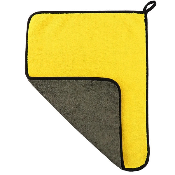 Double-Sided Coral Fleece Car Wash Towel - Double-Sided Coral Fleece Car Wash Towel - Image 0 of 2