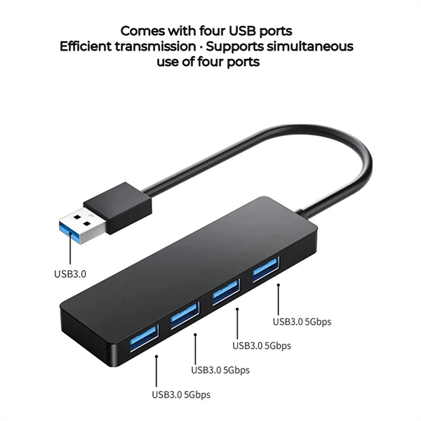 4-Port USB 3.0 Hub Splitter Expander - 4-Port USB 3.0 Hub Splitter Expander - Image 1 of 4