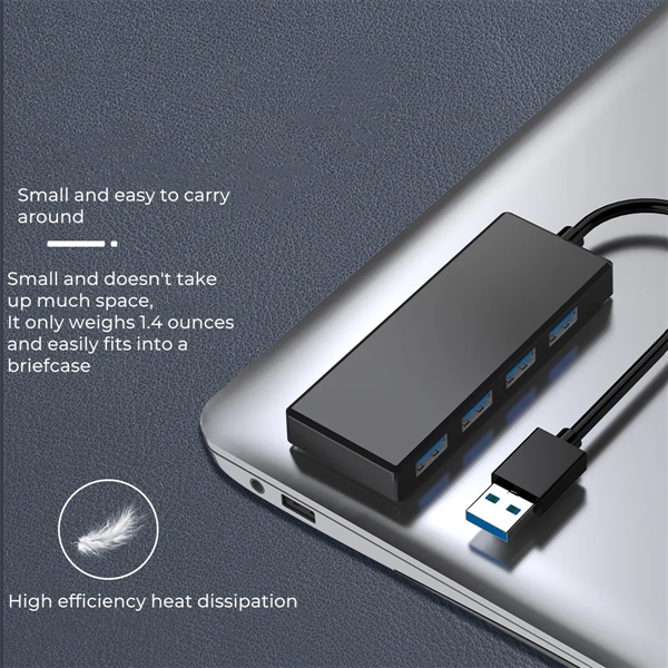 4-Port USB 3.0 Hub Splitter Expander - 4-Port USB 3.0 Hub Splitter Expander - Image 3 of 4