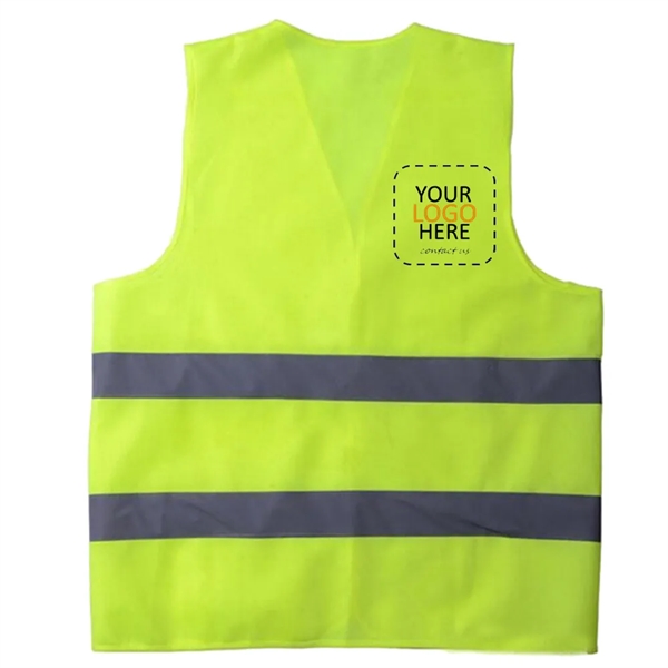 Reflective High Visibility Safety Vest - Reflective High Visibility Safety Vest - Image 0 of 4