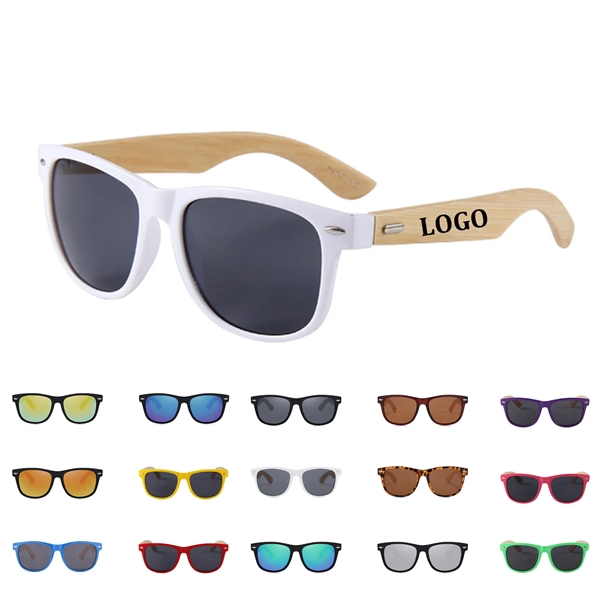 Plastic Bamboo Sunglasses - Plastic Bamboo Sunglasses - Image 1 of 1