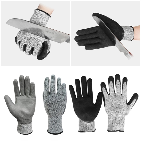 PU Nitrile Coated Cut-Resistant Kitchen Home Work Gloves - PU Nitrile Coated Cut-Resistant Kitchen Home Work Gloves - Image 1 of 2