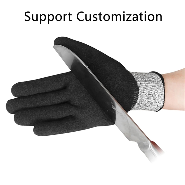 PU Nitrile Coated Cut-Resistant Kitchen Home Work Gloves - PU Nitrile Coated Cut-Resistant Kitchen Home Work Gloves - Image 2 of 2