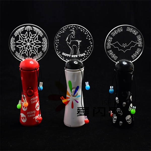 Custom LED Light Up Spinner Rotating Wand For Party Stadium - Custom LED Light Up Spinner Rotating Wand For Party Stadium - Image 1 of 4
