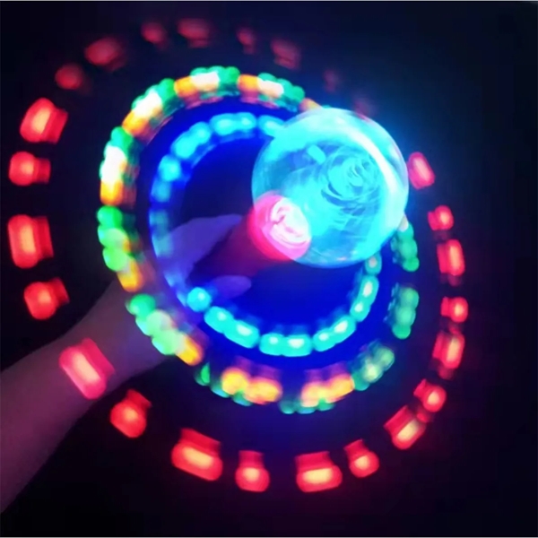 Custom LED Light Up Spinner Rotating Wand For Party Stadium - Custom LED Light Up Spinner Rotating Wand For Party Stadium - Image 3 of 4