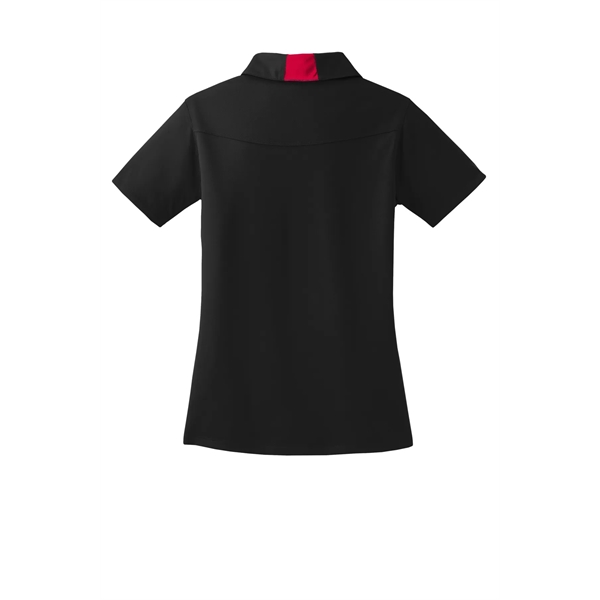 Sport-Tek Women's Side Blocked Micropique Sport-Wick Polo. - Sport-Tek Women's Side Blocked Micropique Sport-Wick Polo. - Image 28 of 31