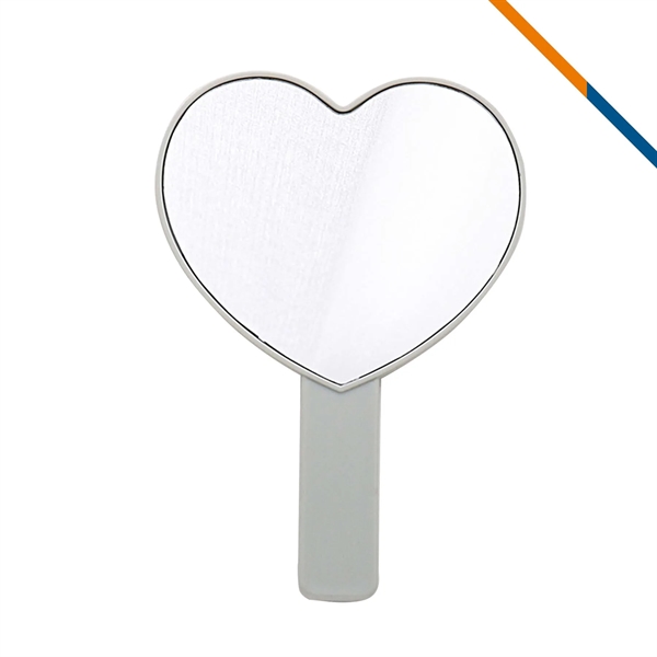 Minory Heart Shape Handheld Makeup Mirror - Minory Heart Shape Handheld Makeup Mirror - Image 3 of 8