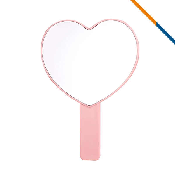 Minory Heart Shape Handheld Makeup Mirror - Minory Heart Shape Handheld Makeup Mirror - Image 6 of 8