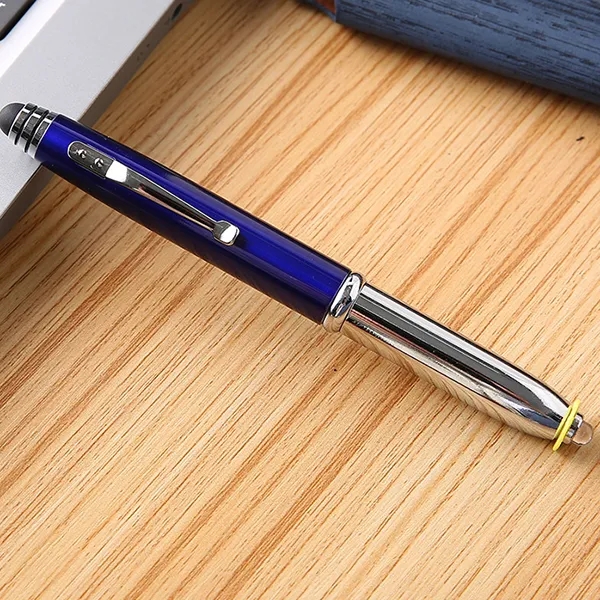 3 in 1 Metal Pen With Stylus And Led Flashlight - 3 in 1 Metal Pen With Stylus And Led Flashlight - Image 3 of 4