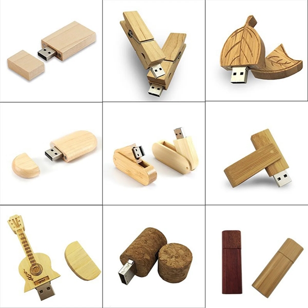 Portable Wood Memory Stick Pendrive 2.0 USB Drive - Portable Wood Memory Stick Pendrive 2.0 USB Drive - Image 2 of 3