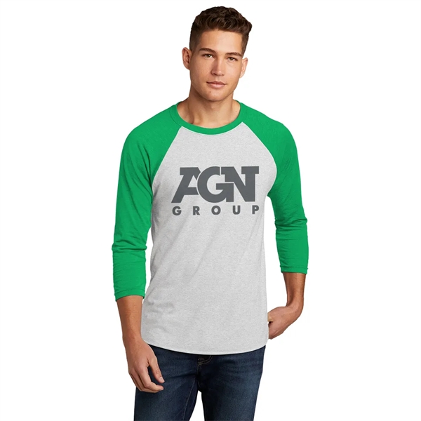 Next Level Apparel® Unisex Tri-Blend 3/4-Sleeve Raglan Tee - Next Level Apparel® Unisex Tri-Blend 3/4-Sleeve Raglan Tee - Image 0 of 11