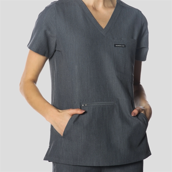 Cordoba 5-Pocket Scrub Top - Cordoba 5-Pocket Scrub Top - Image 11 of 35