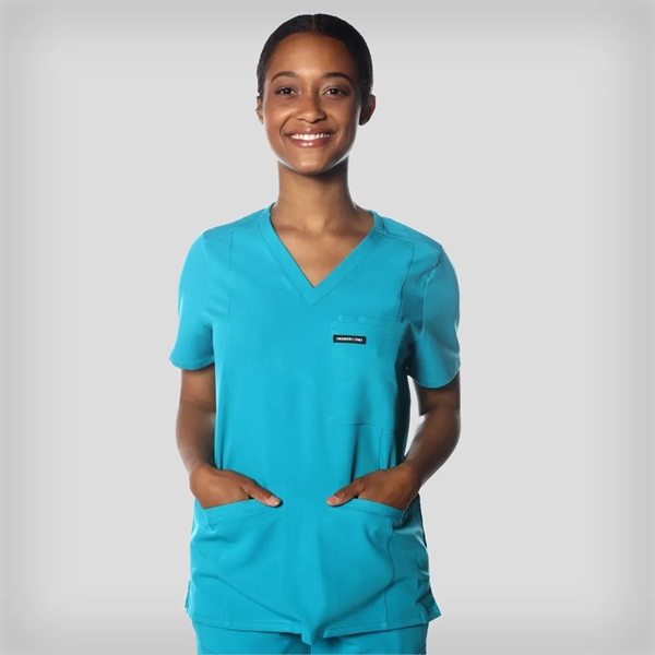 Siena 5-Pocket Scrub Top - Siena 5-Pocket Scrub Top - Image 8 of 54