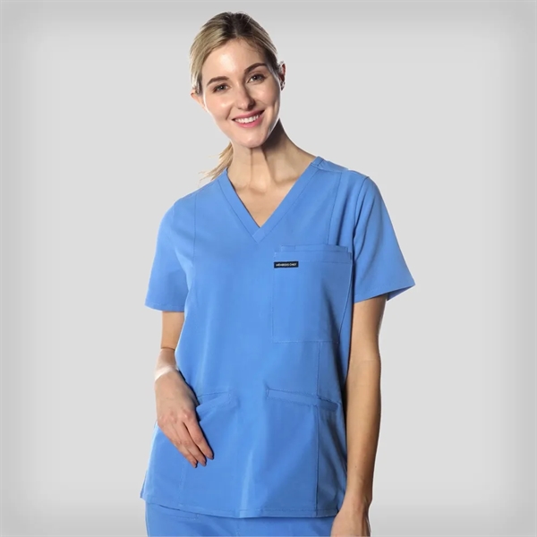 Siena 5-Pocket Scrub Top - Siena 5-Pocket Scrub Top - Image 25 of 54