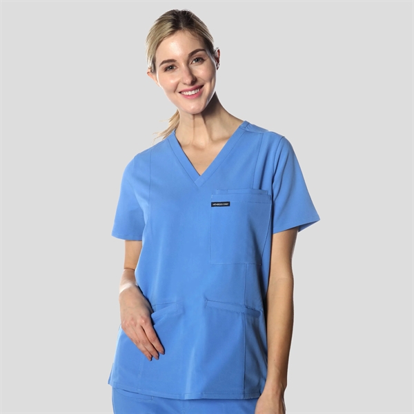 Siena 5-Pocket Scrub Top - Siena 5-Pocket Scrub Top - Image 26 of 54