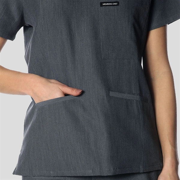 Siena 5-Pocket Scrub Top - Siena 5-Pocket Scrub Top - Image 36 of 54