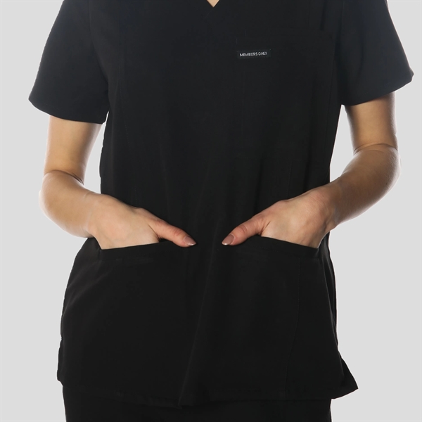 Siena 5-Pocket Scrub Top - Siena 5-Pocket Scrub Top - Image 49 of 54