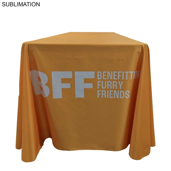 Sublimated PREMIUM Cloth for 8' table, Drape Style - Sublimated PREMIUM Cloth for 8' table, Drape Style - Image 4 of 6