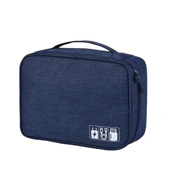 Travel Electronic Cord Organizer Cable Case - Travel Electronic Cord Organizer Cable Case - Image 4 of 7