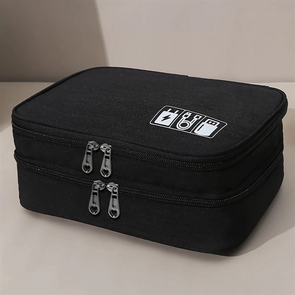 Water Resistant Electronics Organizer Travel Case - Water Resistant Electronics Organizer Travel Case - Image 2 of 5