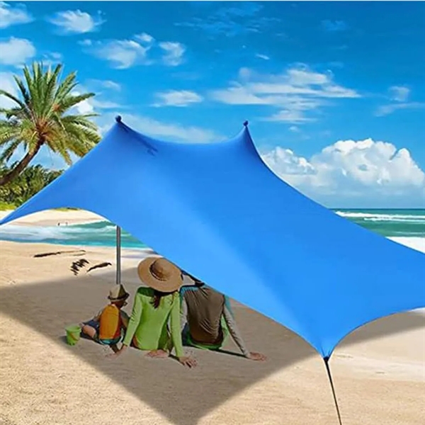 Beach Canopy Tent Sun Shade - Beach Canopy Tent Sun Shade - Image 3 of 3
