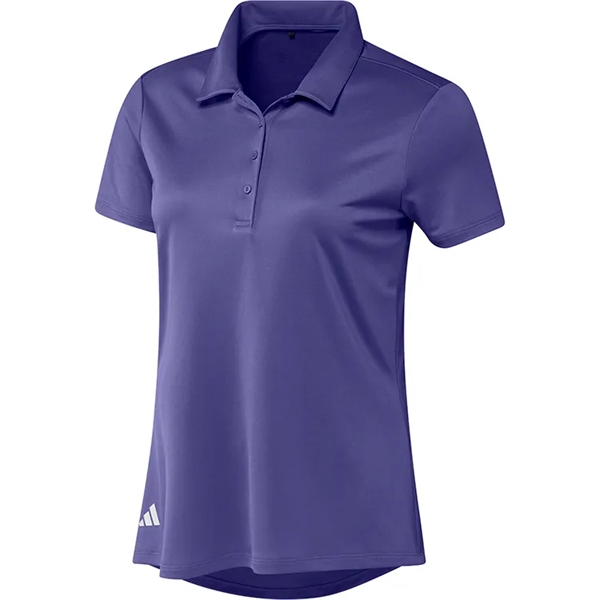 Adidas Ladies Solid Performance Short Sleeve Polo - Adidas Ladies Solid Performance Short Sleeve Polo - Image 12 of 13