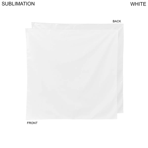 Custom Team Building Colored Sublimated Bandanna, 22"x22"