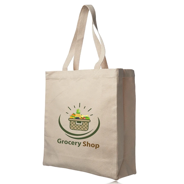 Lana Natural Canvas Tote Bag - Lana Natural Canvas Tote Bag - Image 4 of 5