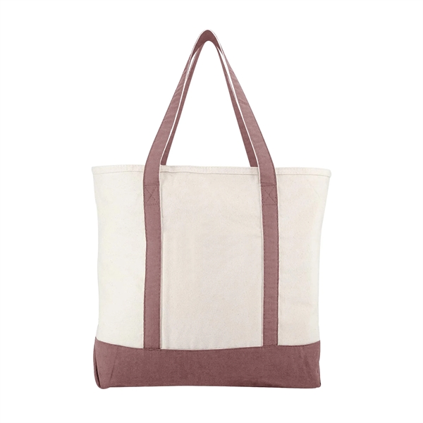 12Oz. Canvas Tote Bag ( 15" W x 16" H x 5" ) - 12Oz. Canvas Tote Bag ( 15" W x 16" H x 5" ) - Image 2 of 5