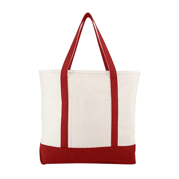 12Oz. Canvas Tote Bag ( 15" W x 16" H x 5" ) - 12Oz. Canvas Tote Bag ( 15" W x 16" H x 5" ) - Image 4 of 5