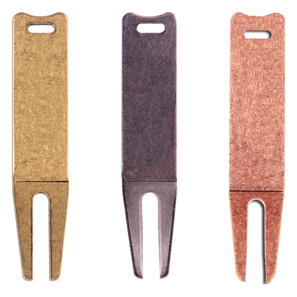Wave Bent Fork Divot Tool (Pad Printed) - Wave Bent Fork Divot Tool (Pad Printed) - Image 1 of 5