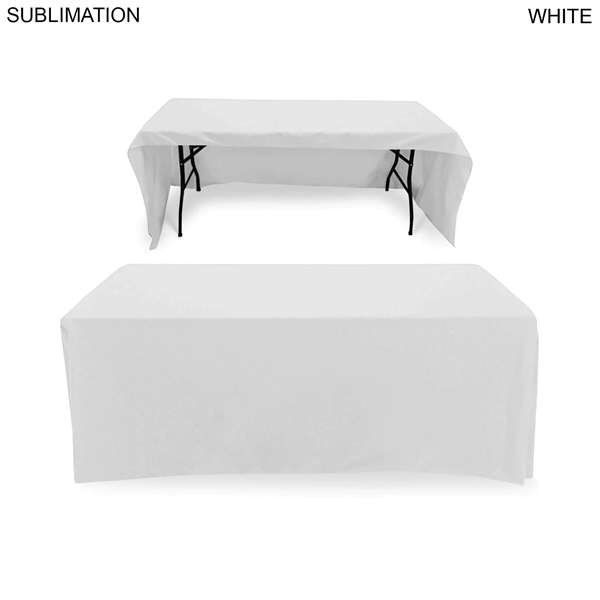 6' LazerCut 3-Sided Sublimated Tablecloth - 6' LazerCut 3-Sided Sublimated Tablecloth - Image 8 of 9