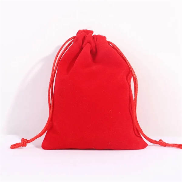 Flannelette Drawstring Storage Bags - Flannelette Drawstring Storage Bags - Image 7 of 7