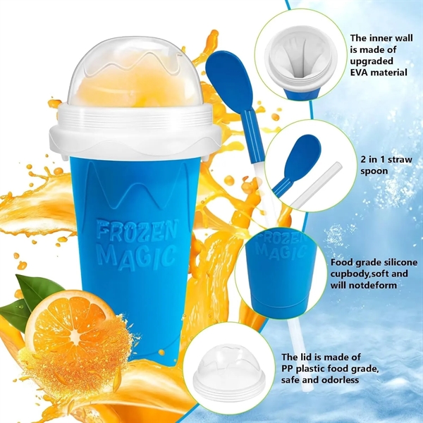 Slushie Maker Cup,Quick Frozen Slushy Cooling Drinkware - Slushie Maker Cup,Quick Frozen Slushy Cooling Drinkware - Image 1 of 6