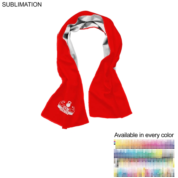 Fitness Towel in Cooling Fabric, 12x40 - Fitness Towel in Cooling Fabric, 12x40 - Image 0 of 3