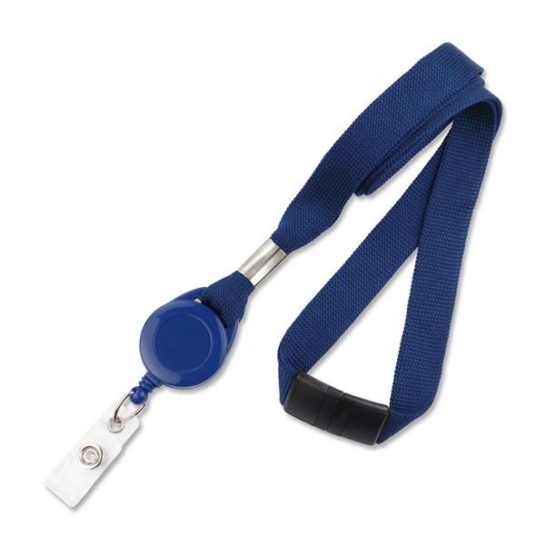 5/8" Custom Tubular Lanyard/Badge Reel Combo - 5/8" Custom Tubular Lanyard/Badge Reel Combo - Image 4 of 14