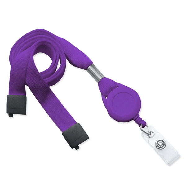 5/8" Custom Tubular Lanyard/Badge Reel Combo - 5/8" Custom Tubular Lanyard/Badge Reel Combo - Image 9 of 14