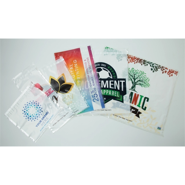 Peel & Seal White Underlay Full Color 1-sided Plastic Bags - Peel & Seal White Underlay Full Color 1-sided Plastic Bags - Image 0 of 12