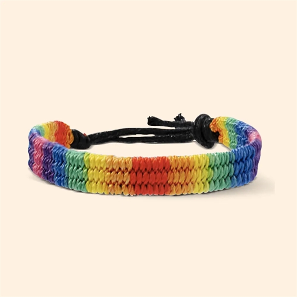 Rainbow Bracelet Gay & Lesbian Lgbt Pride - Rainbow Bracelet Gay & Lesbian Lgbt Pride - Image 1 of 2