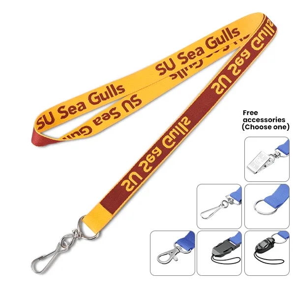 Fine Woven Lanyards - Sizes 5/8"-3/4" - Fine Woven Lanyards - Sizes 5/8"-3/4" - Image 1 of 4