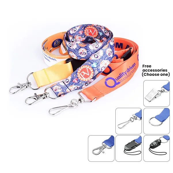 Dye Sublimated Lanyards - Sizes 1/2"-1" - Dye Sublimated Lanyards - Sizes 1/2"-1" - Image 3 of 4